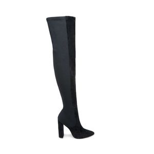 Steve Madden Black Knee High Boots